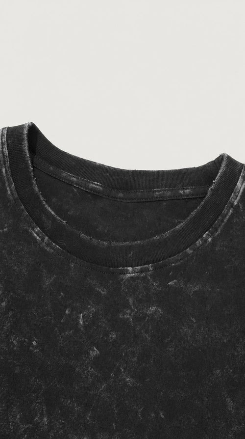 Itachi Snow Wash Heavyweight Oversized T-Shirt - 260 GSM Senpai Drip