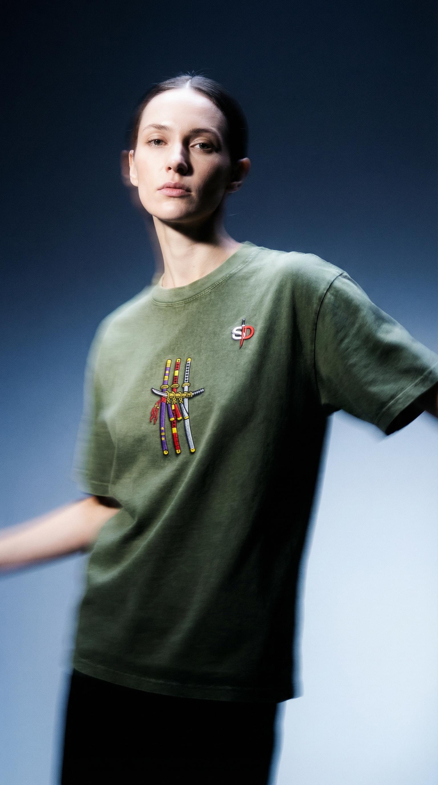 Zoro Snow Wash Heavyweight Oversized T-Shirt - 285 GSM Senpai Drip