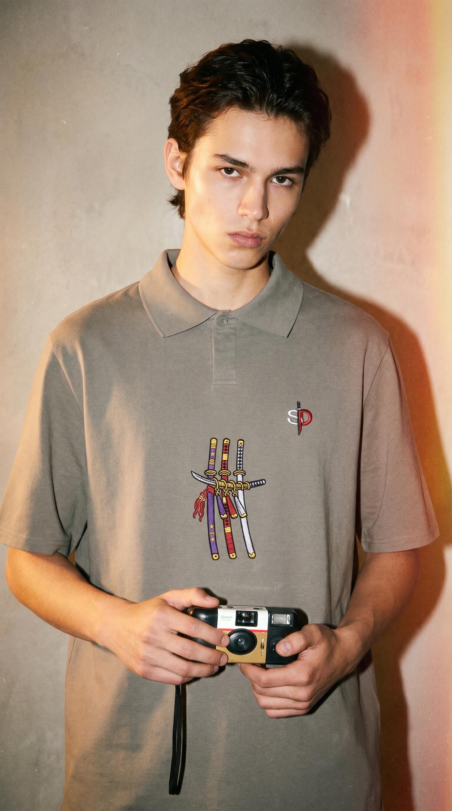 Zoro Premium Oversized Polo Shirt - 240 GSM Senpai Drip