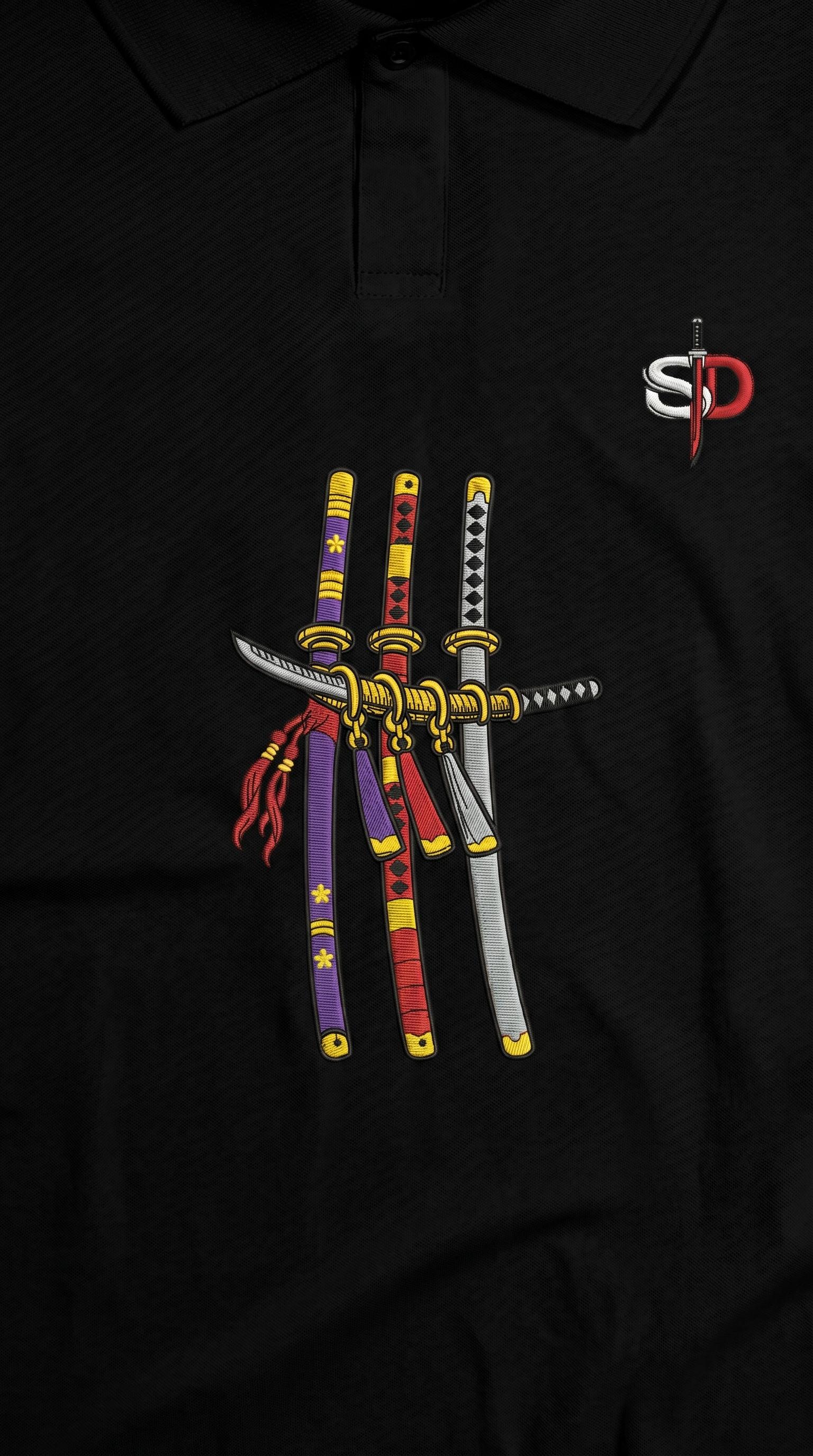 Zoro Premium Oversized Polo Shirt - 240 GSM Senpai Drip