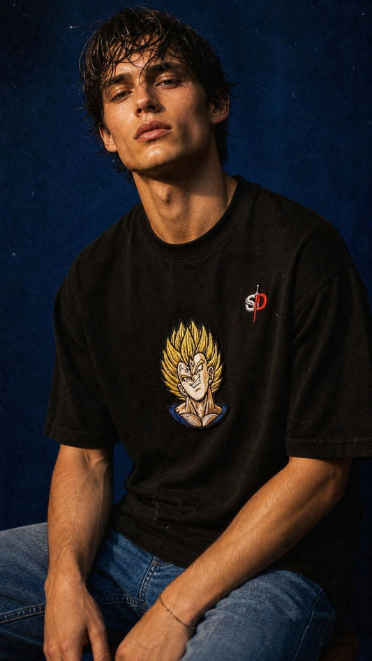 Majin Vegeta Heavyweight Boxy T-Shirt - 280 GSM Senpai Drip