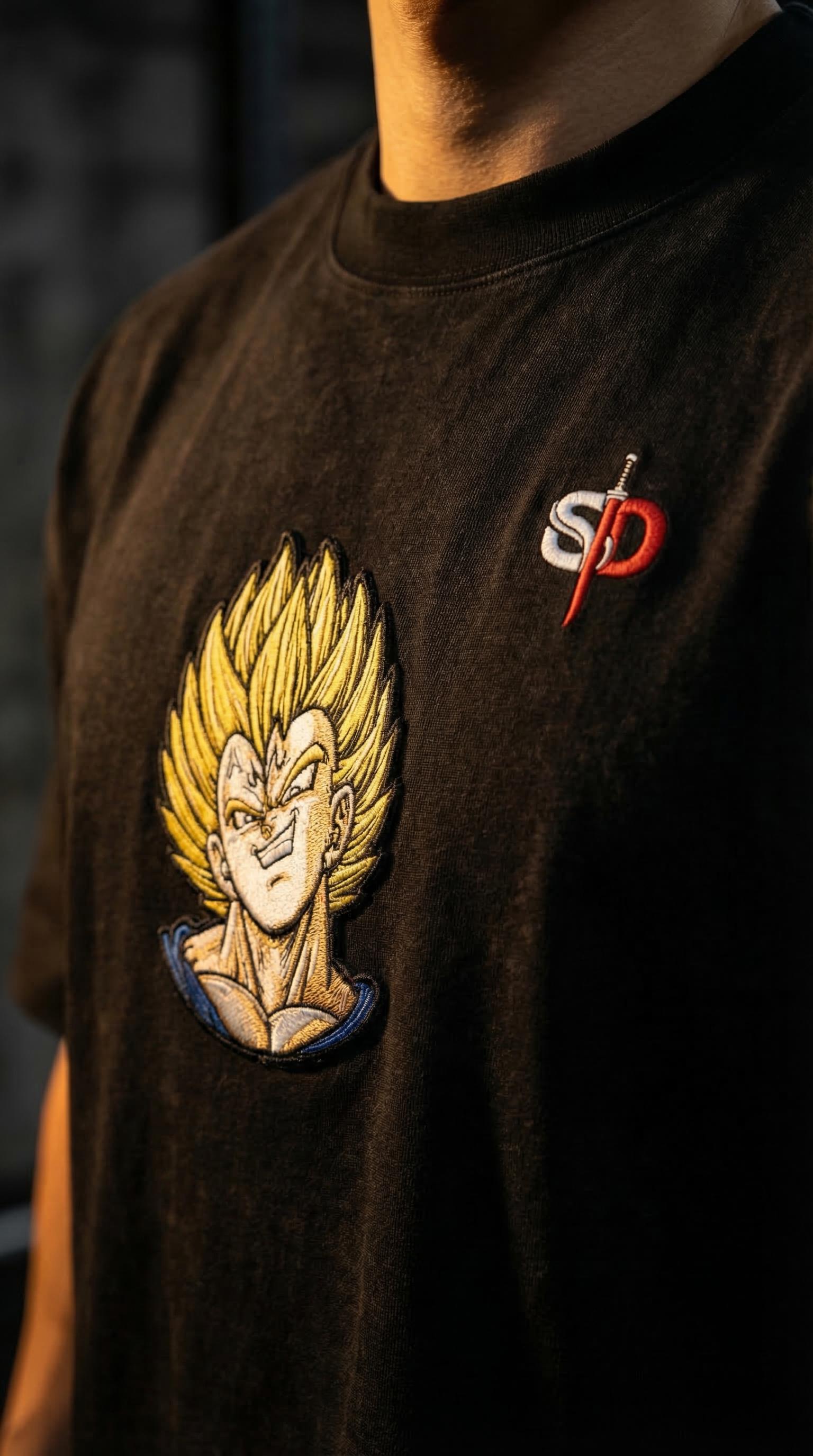 Majin Vegeta Heavyweight Boxy T-Shirt - 280 GSM Senpai Drip
