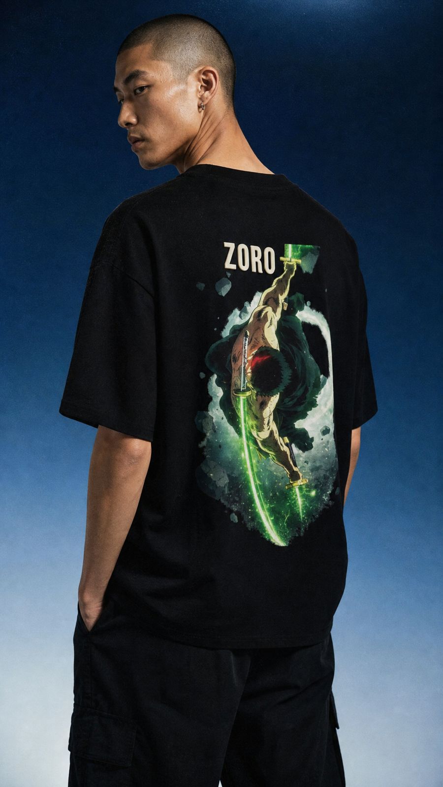 Zoro Heavyweight Boxy T-Shirt - 280 GSM Senpai Drip