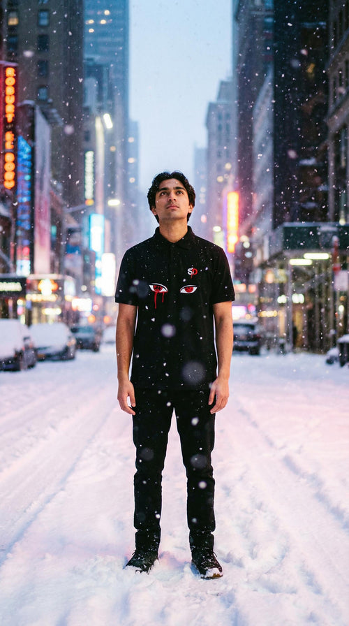 Itachi Premium Oversized Polo Shirt - 240 GSM Senpai Drip