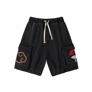 Itachi Cargo Glow Shorts - 320 GSM