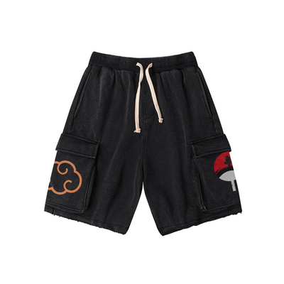 Itachi Cargo Glow Shorts - 320 GSM